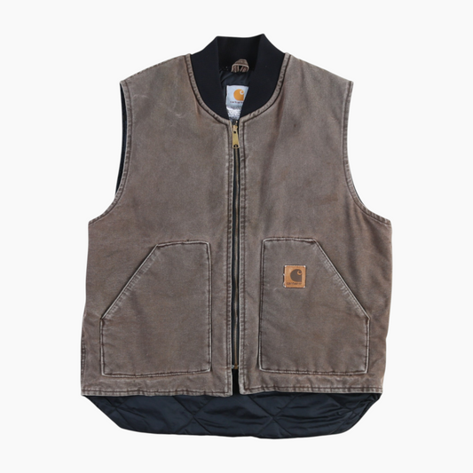 Lined Vest - Brown