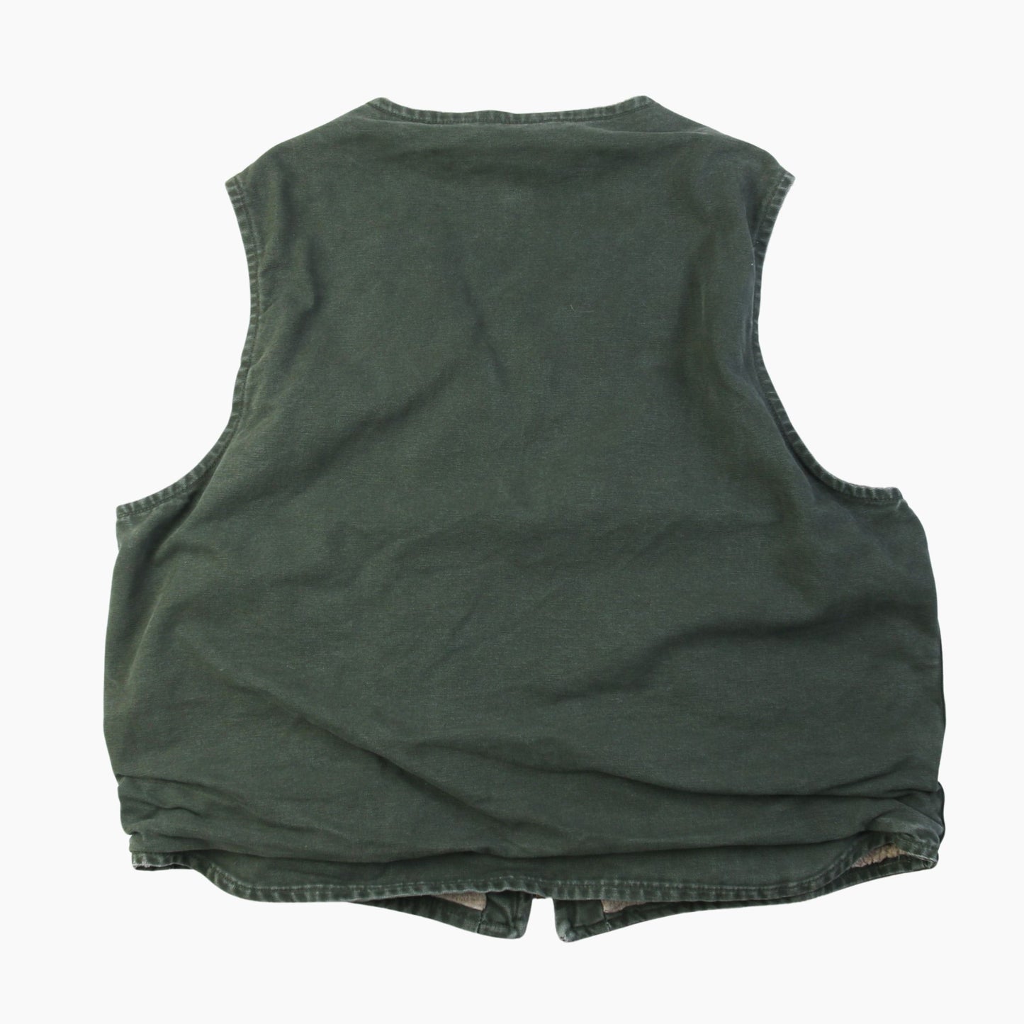 Lined Vest - Washed Green