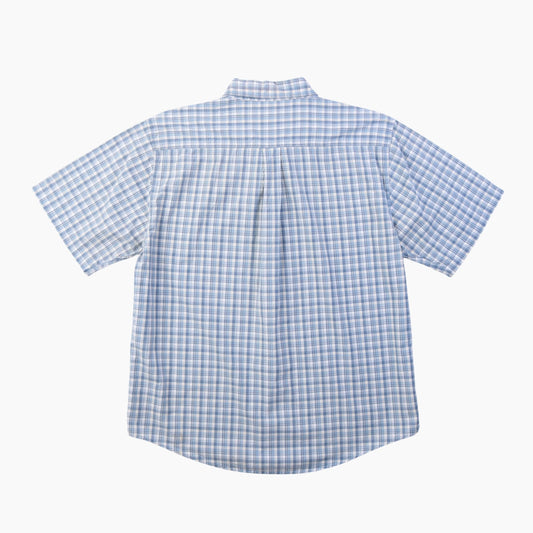 Short Sleeve Work Shirt - Blue Check - American Madness