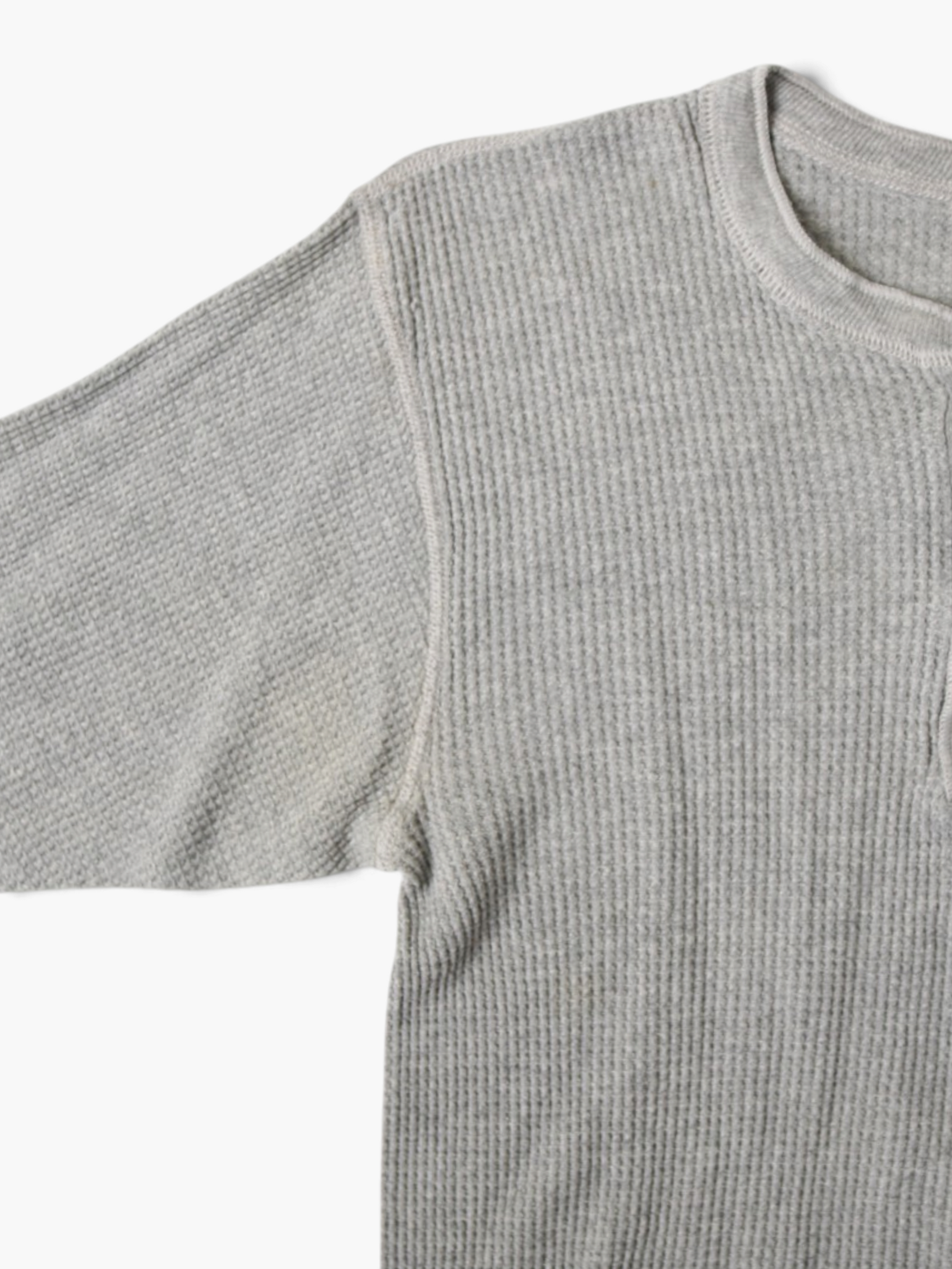'Prides Landing' Waffle Henley Thermal