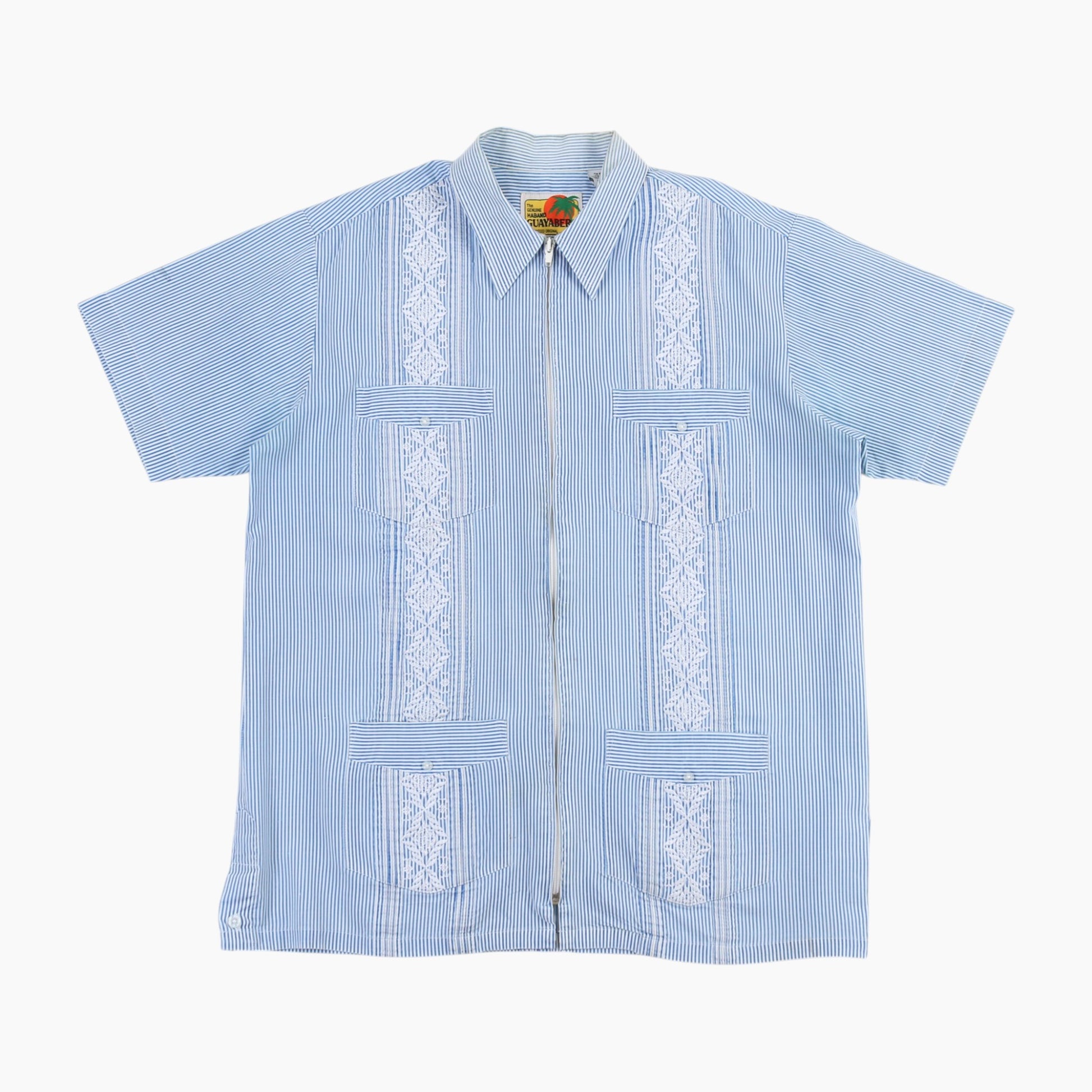 Vintage Cuban Guayabera Shirt