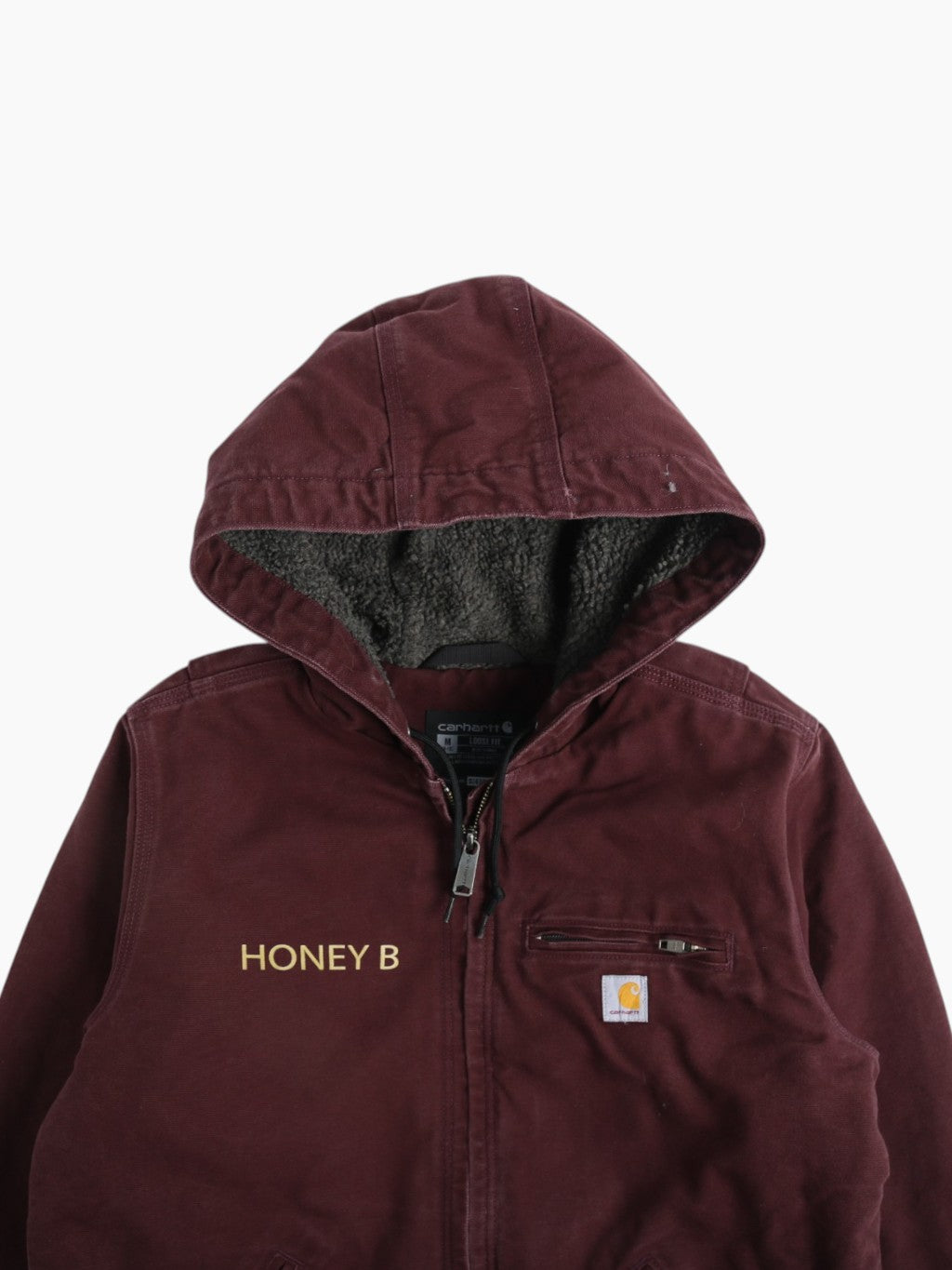 Active Hooded Jacket - Burgundy