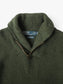 Lambs Wool Shawl Neck Knit