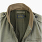 Vintage Printed Bomber Jacket - Green