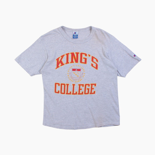 Vintage 'King's College' Champion T-Shirt - American Madness