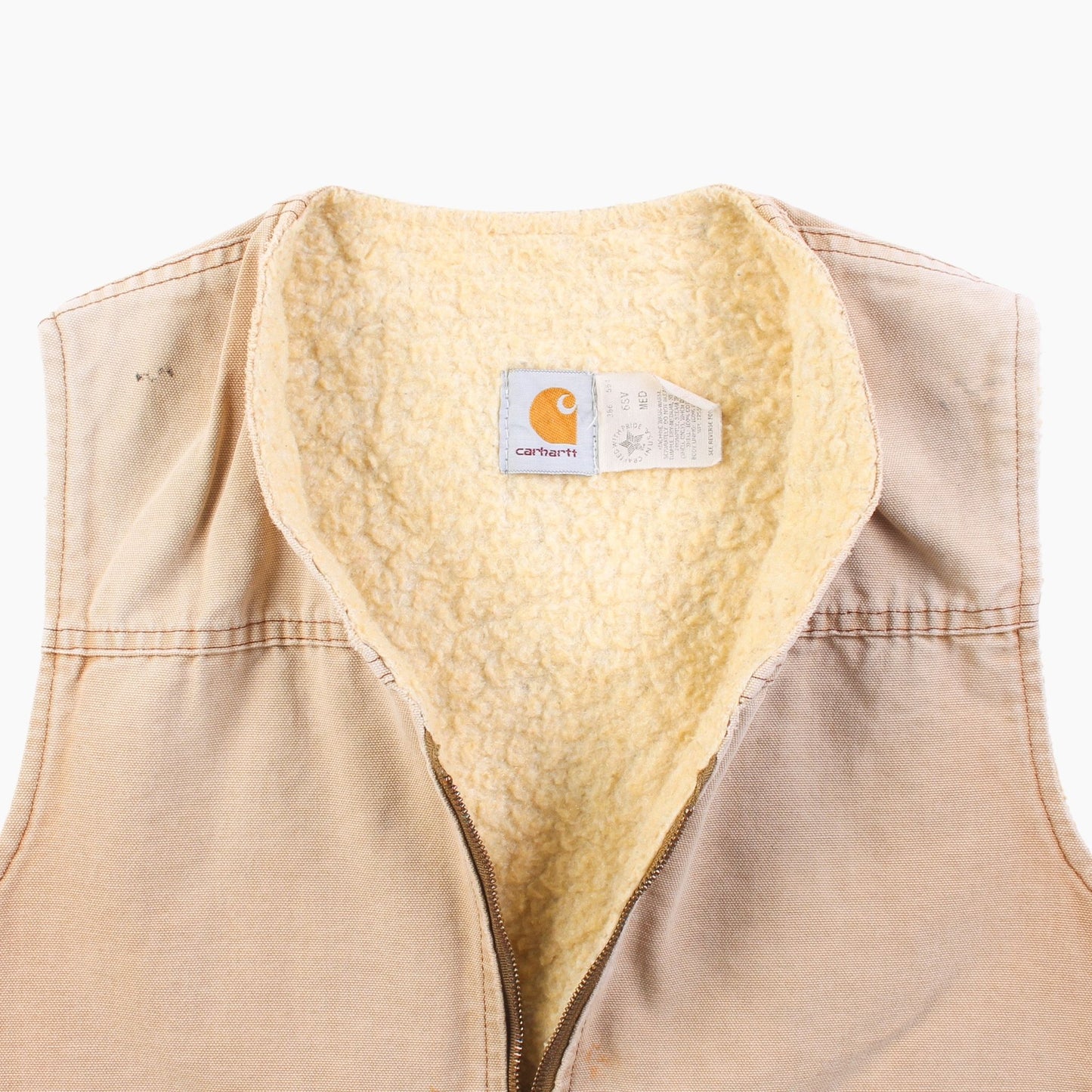 Lined Vest - Washed Sand