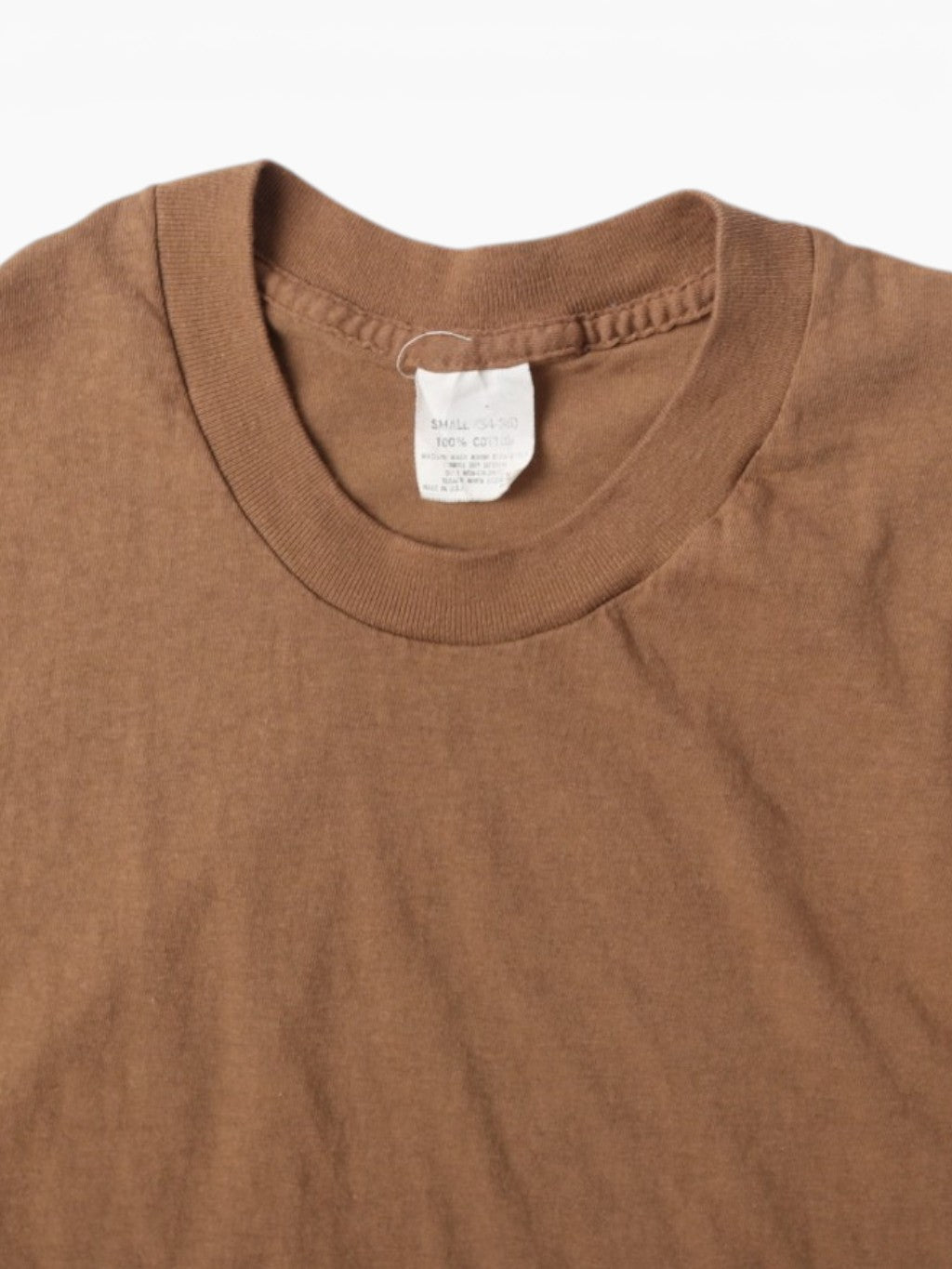 Khaki Single Stitch T-Shirt
