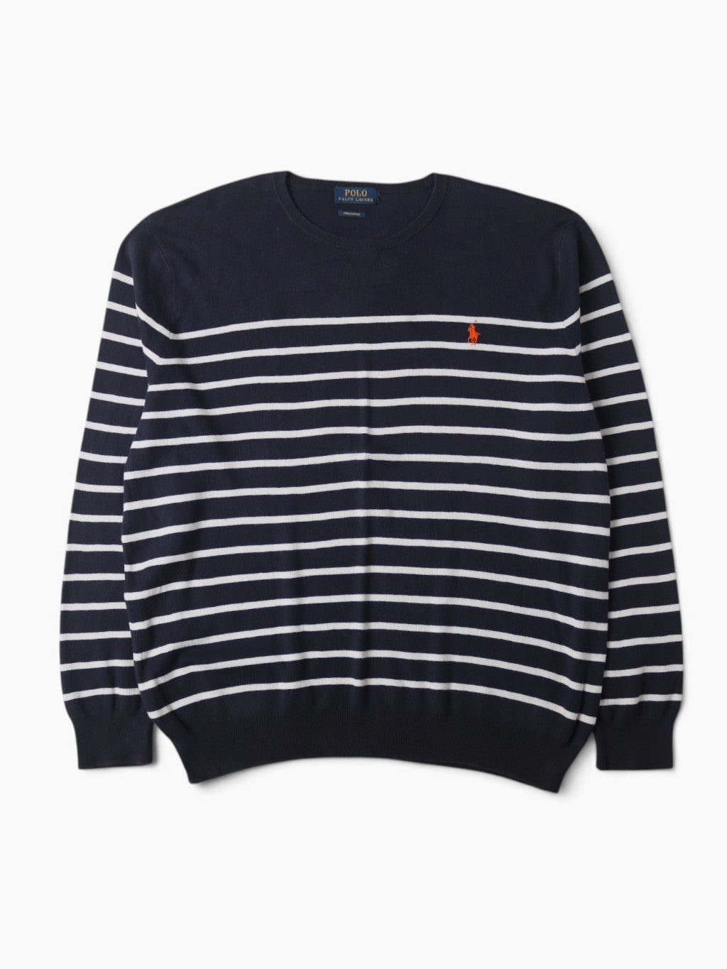 Striped Knit Crew Neck