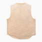 Lined Vest - Washed Sand