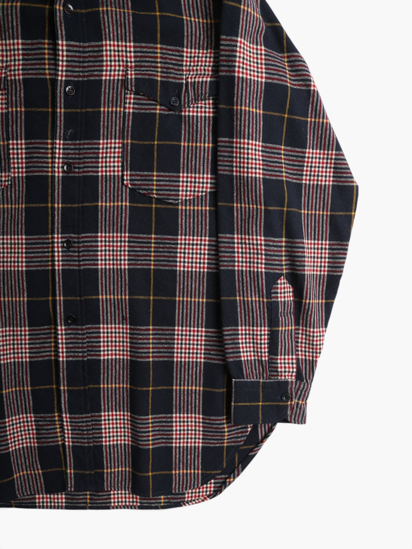 Vintage Flannel Shirt - Navy
