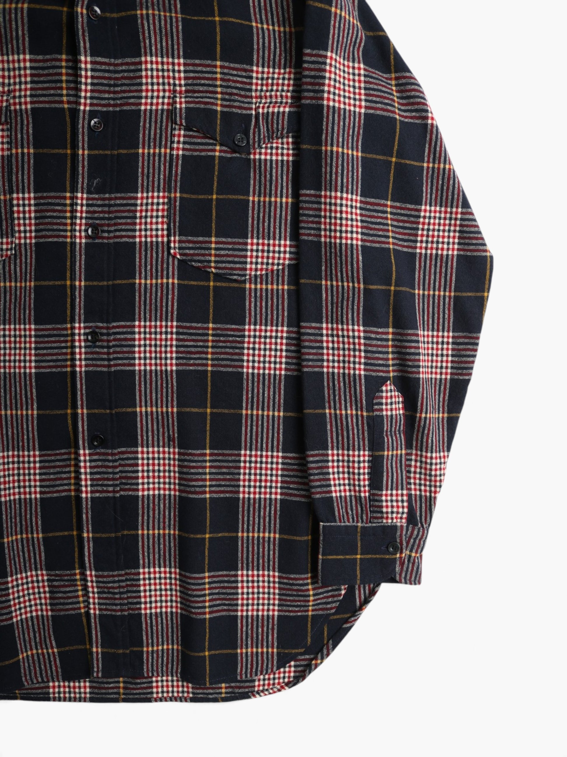 Vintage Flannel Shirt - Navy