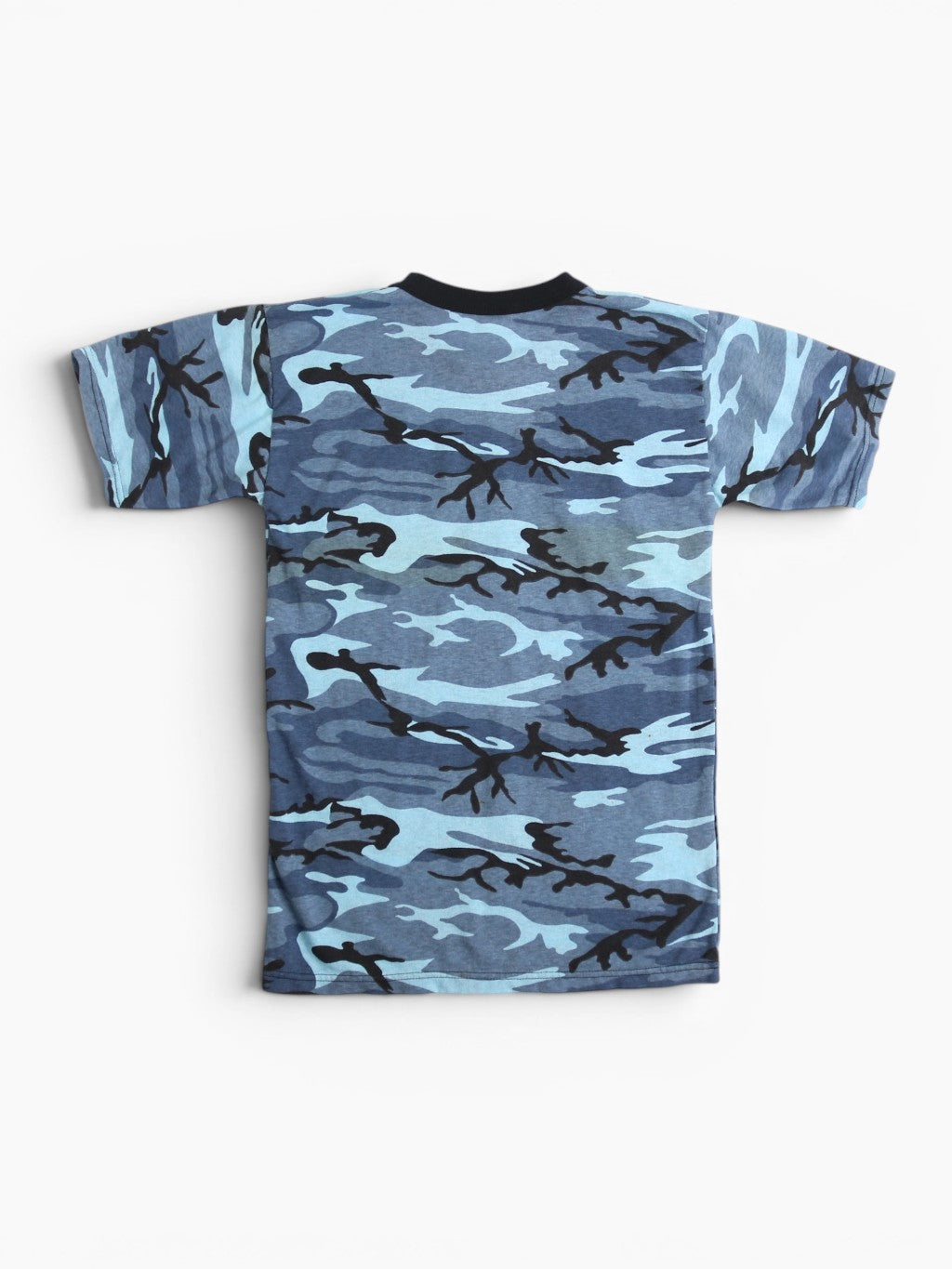 'Texas' Woodland Camouflage T-shirt - Blue
