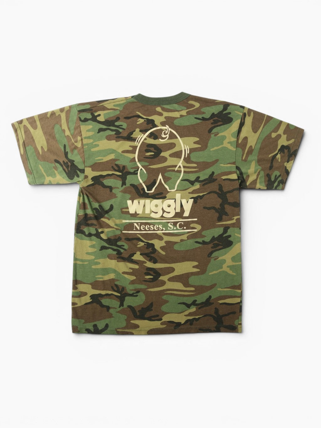 'Piggly Wiggly' Woodland Camouflage T-Shirt