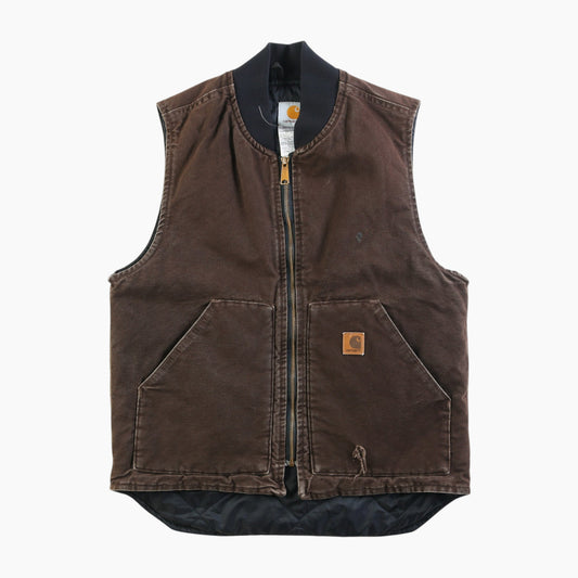 Lined Vest - Brown
