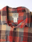 Vintage Flannel Shirt - Red Check
