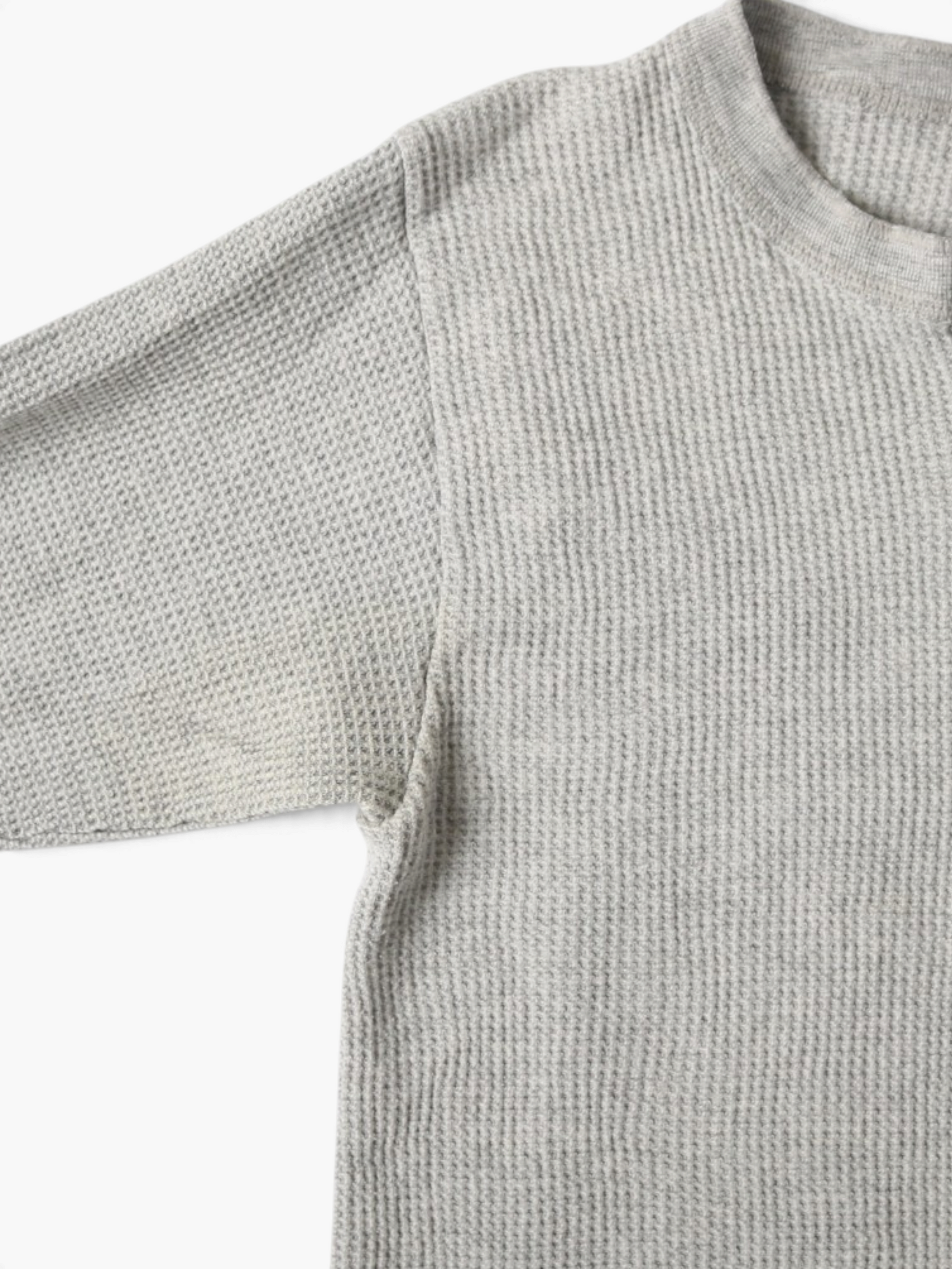'Fruit Of The Loom' Waffle Henley Thermal
