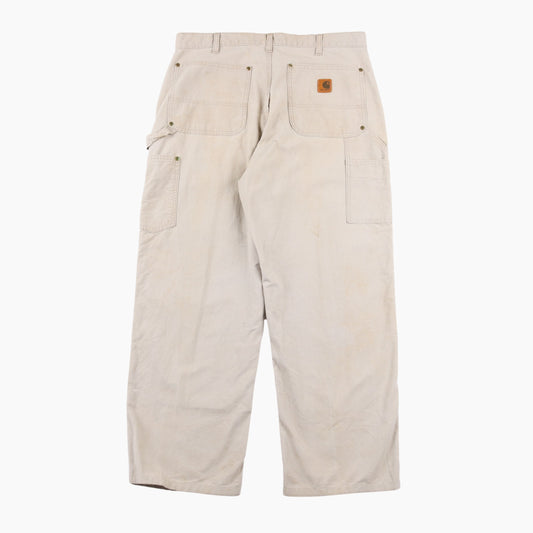 Vintage Double Knee Carpenter Pants - Sand - 34/34