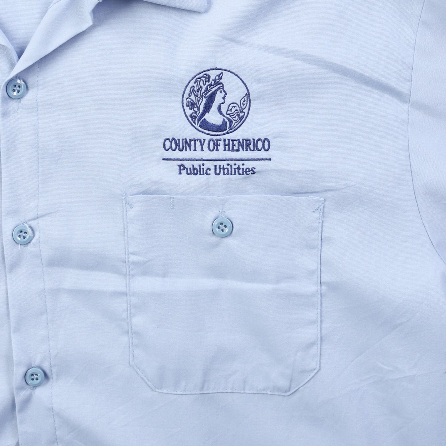 'County Of Henrico' Garage Work Shirt - American Madness