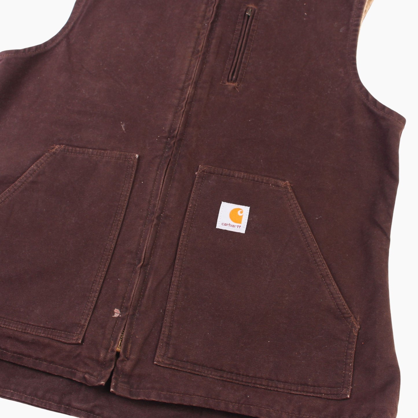 Lined Vest - Brown