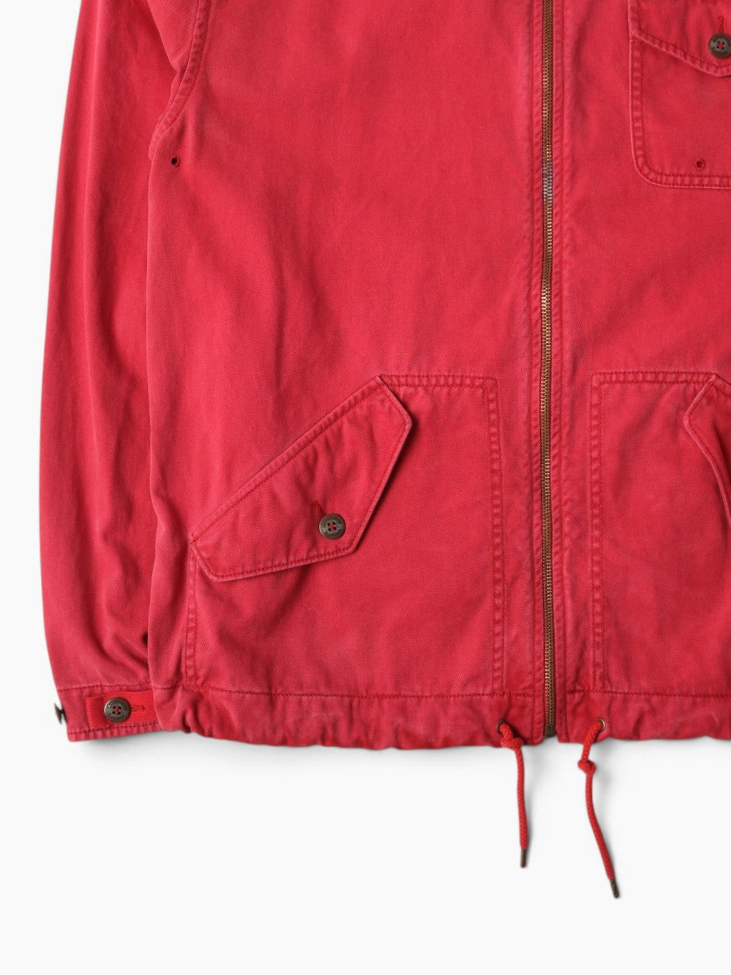 Vintage American Living Hooded Parka - Red