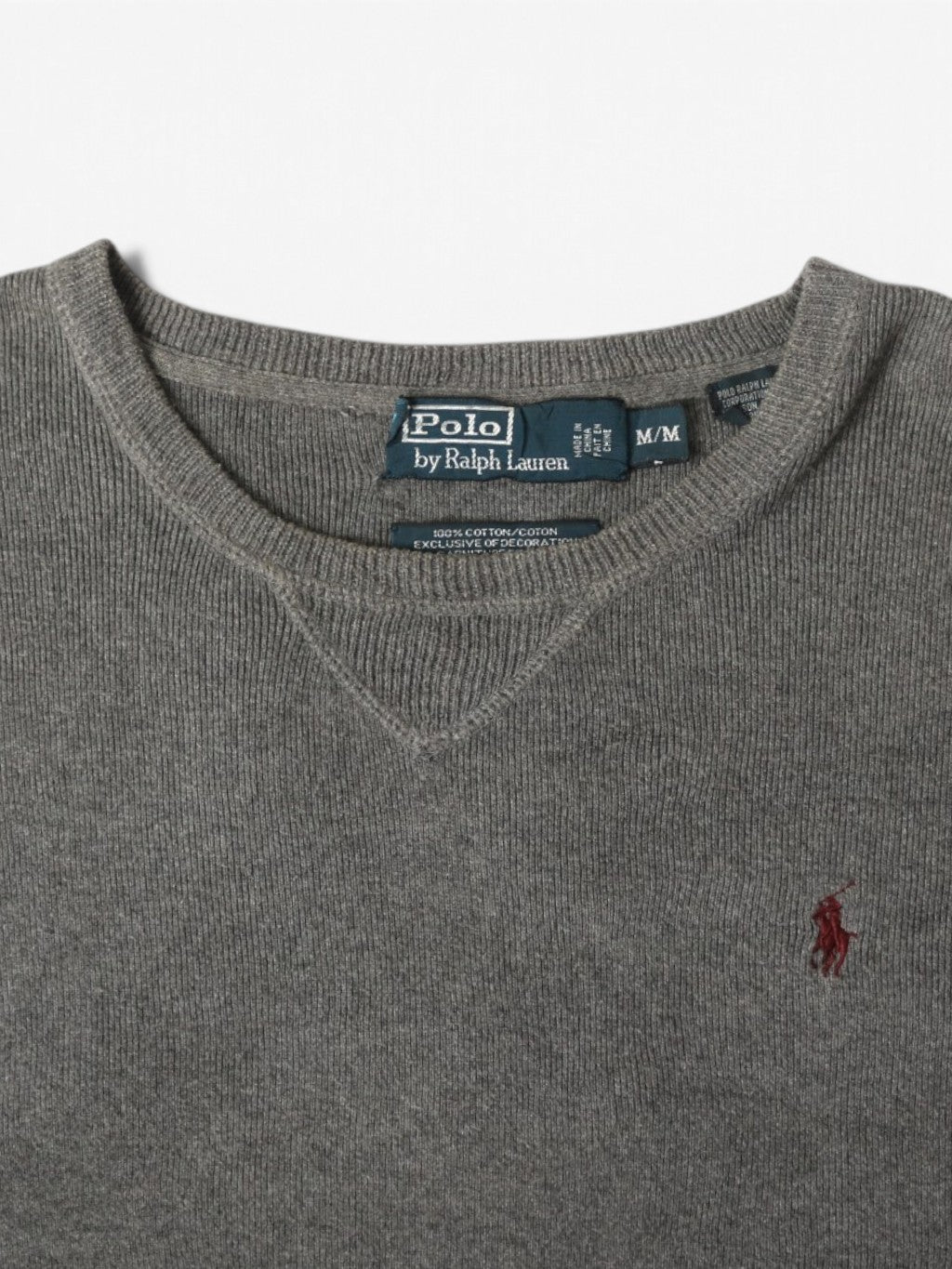 Ribbed Knit Crew Neck