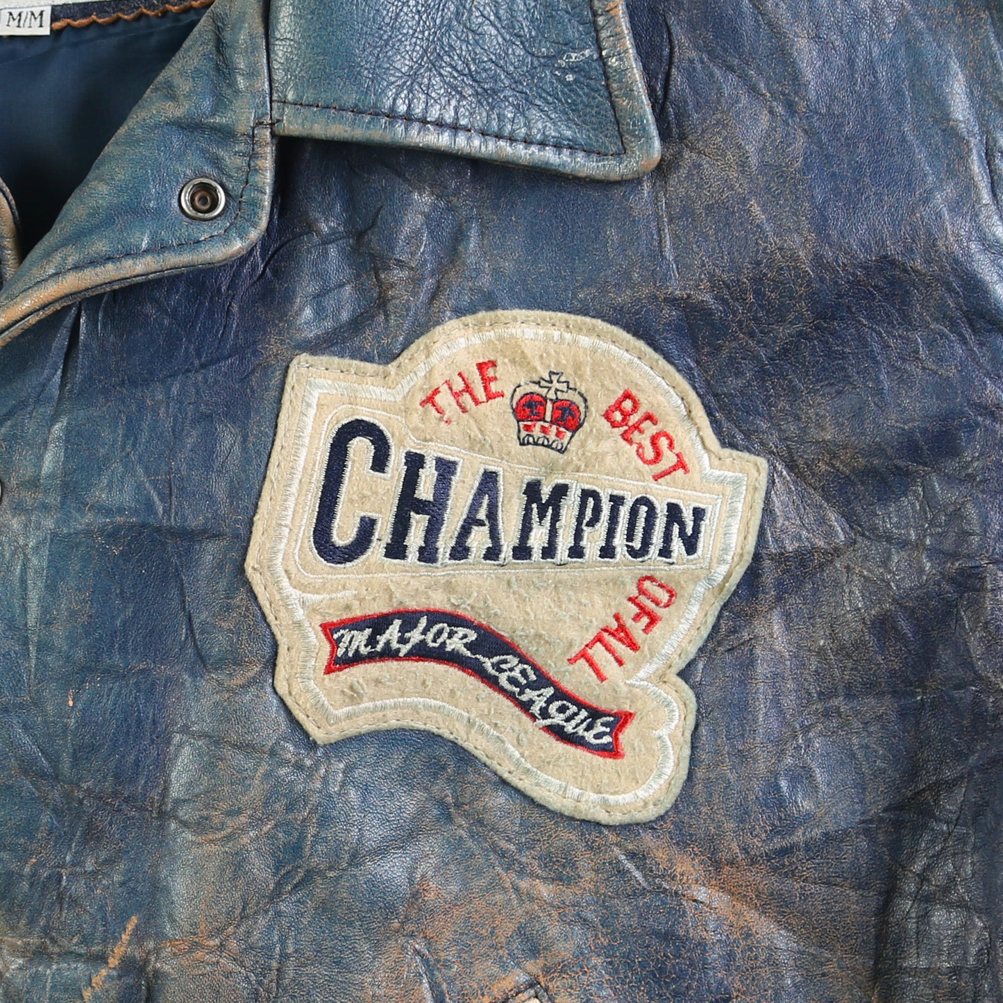 Major League Leather Bomber Jacket