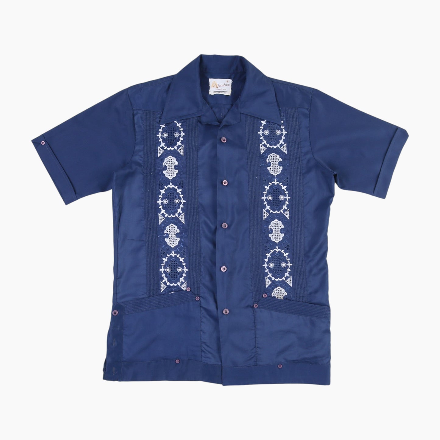 Vintage Cuban Guayabera Shirt