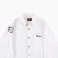 'Mayra' Vintage Garage Shirt - White