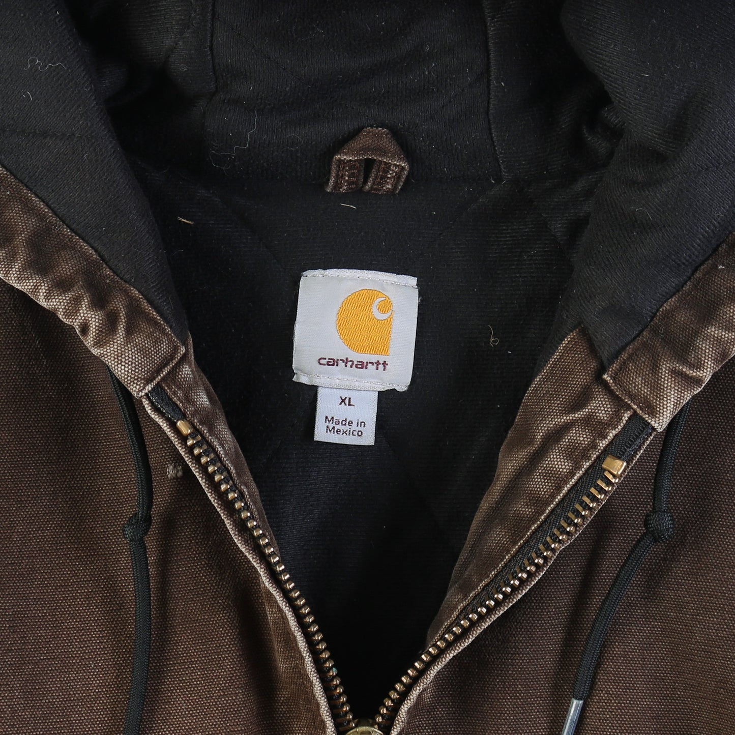Hooded Active Jacket - Brown