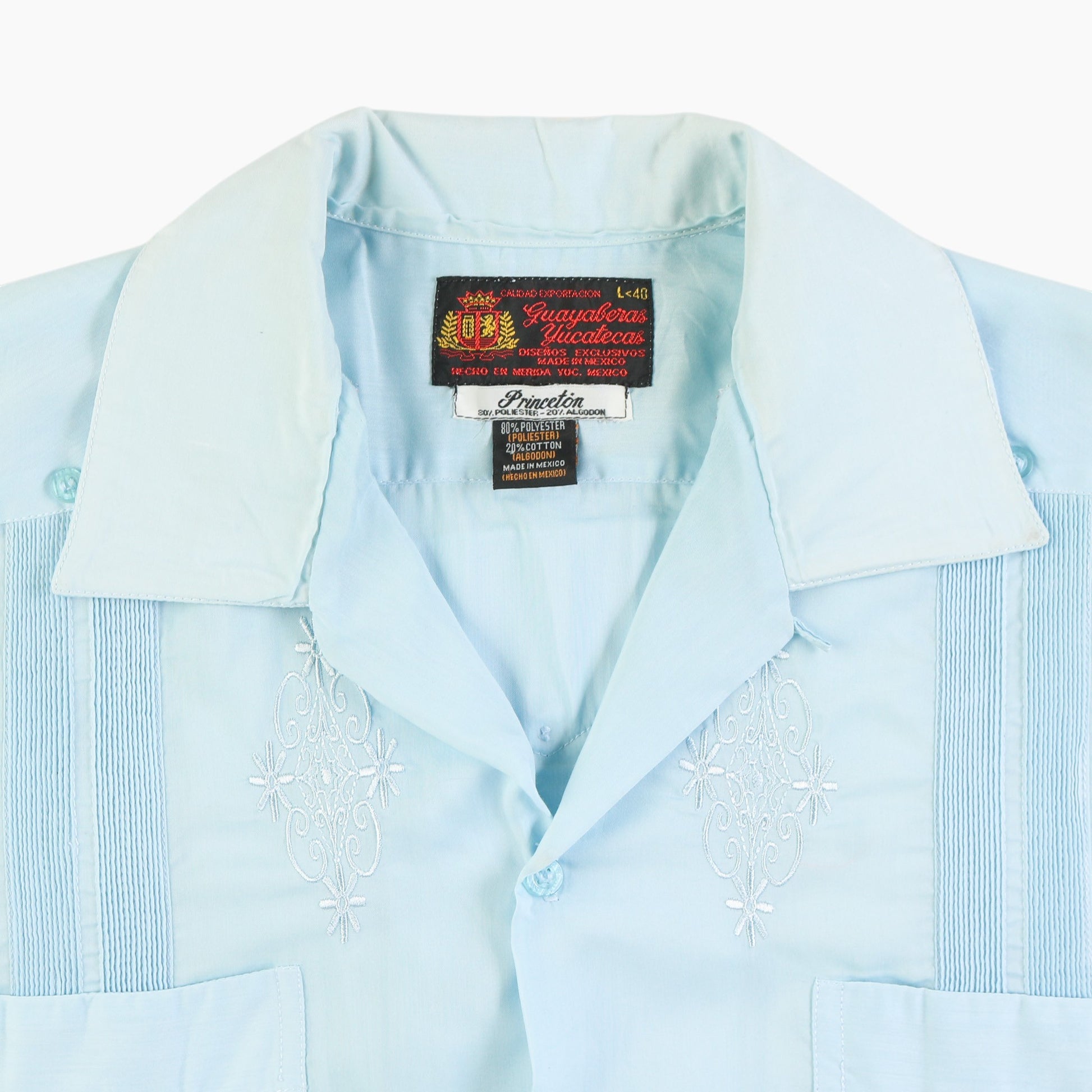 Vintage Cuban Guayabera Shirt