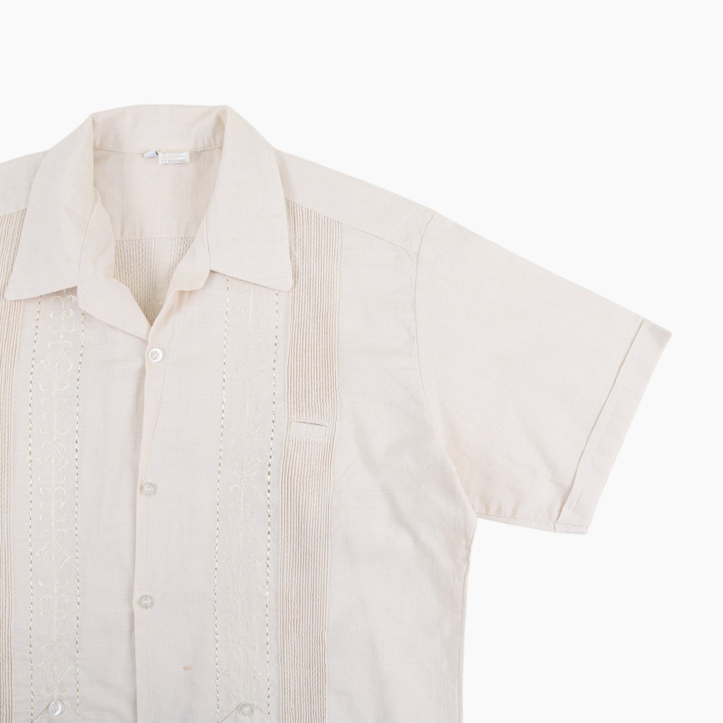 Vintage Cuban Guayabera Shirt