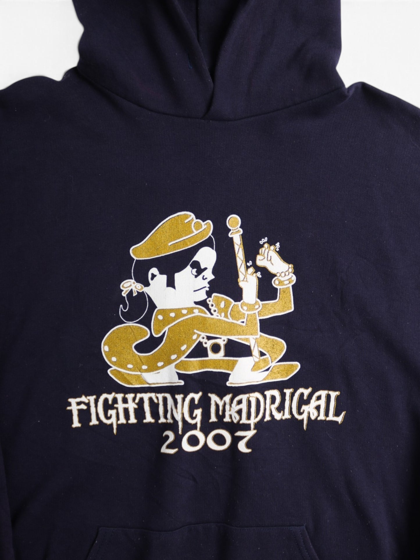 Vintage 'Fighting Madrigal' Hooded Sweatshirt