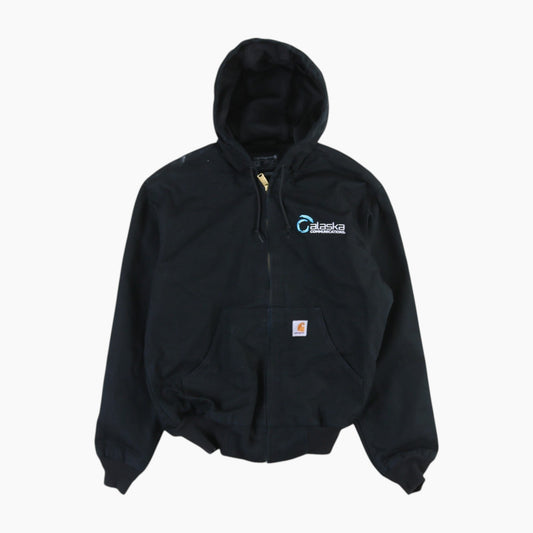Hooded Active Jacket - Black