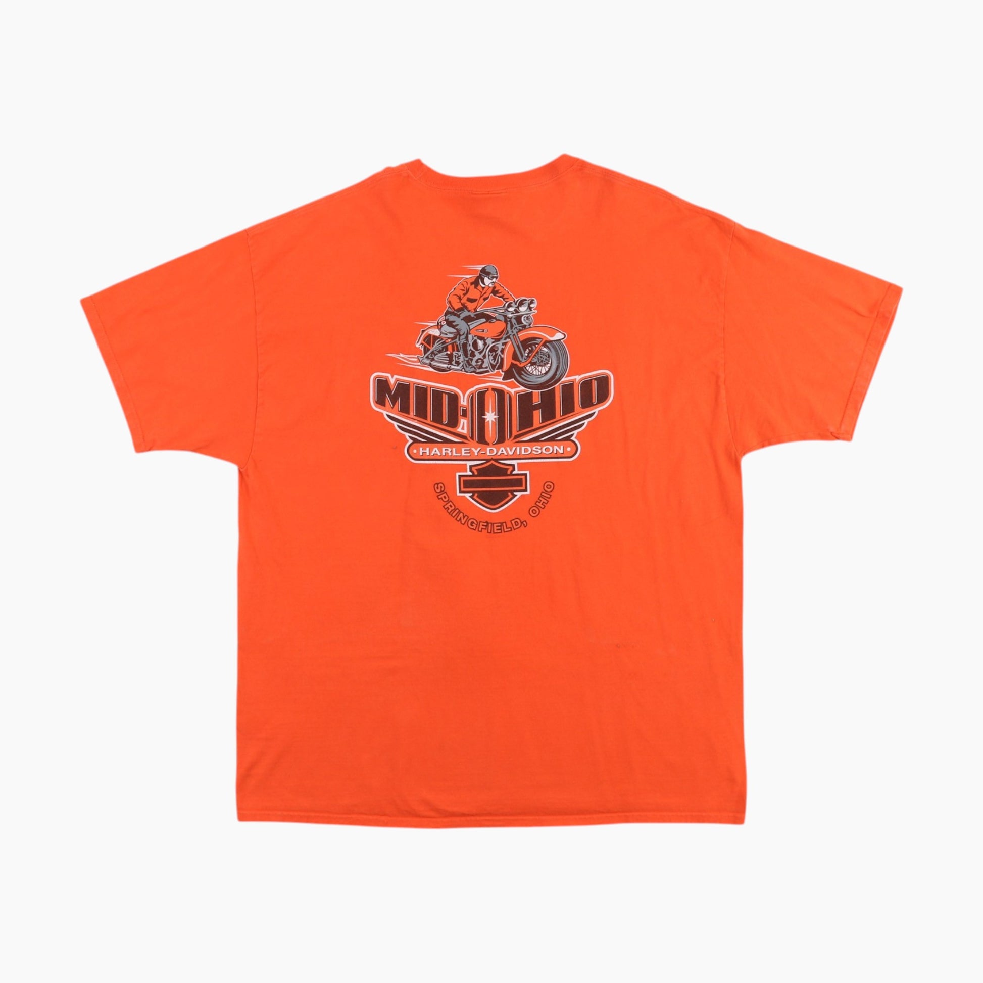 'Mid Ohio' T-shirt - Orange