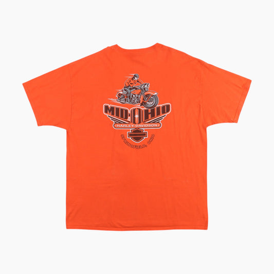 'Mid Ohio' T-shirt - Orange