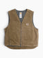 Lined Vest - Brown