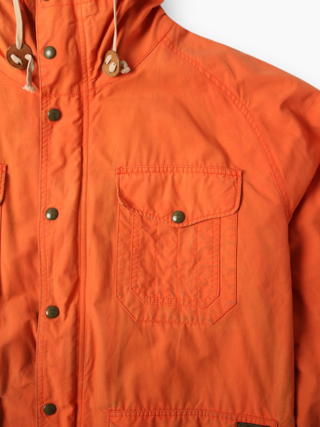 Vintage Oiled Mountain Parka - Orange