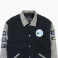 Vintage Varsity 'Navajo Nation Gaming' Bomber Jacket - Black