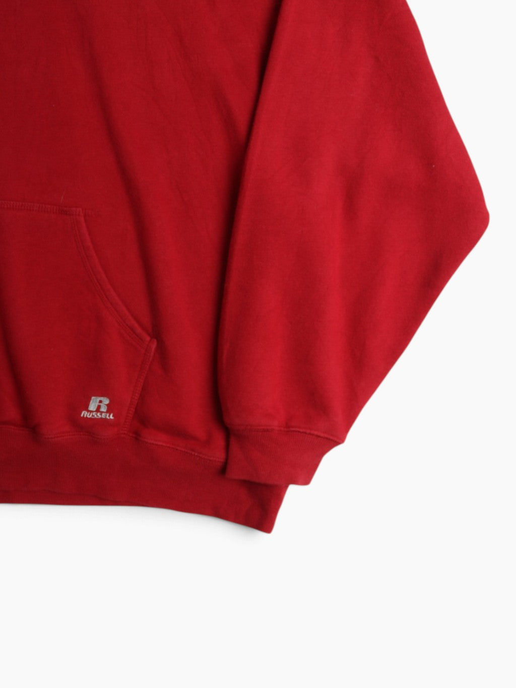 Vintage Hooded Sweatshirt - Red