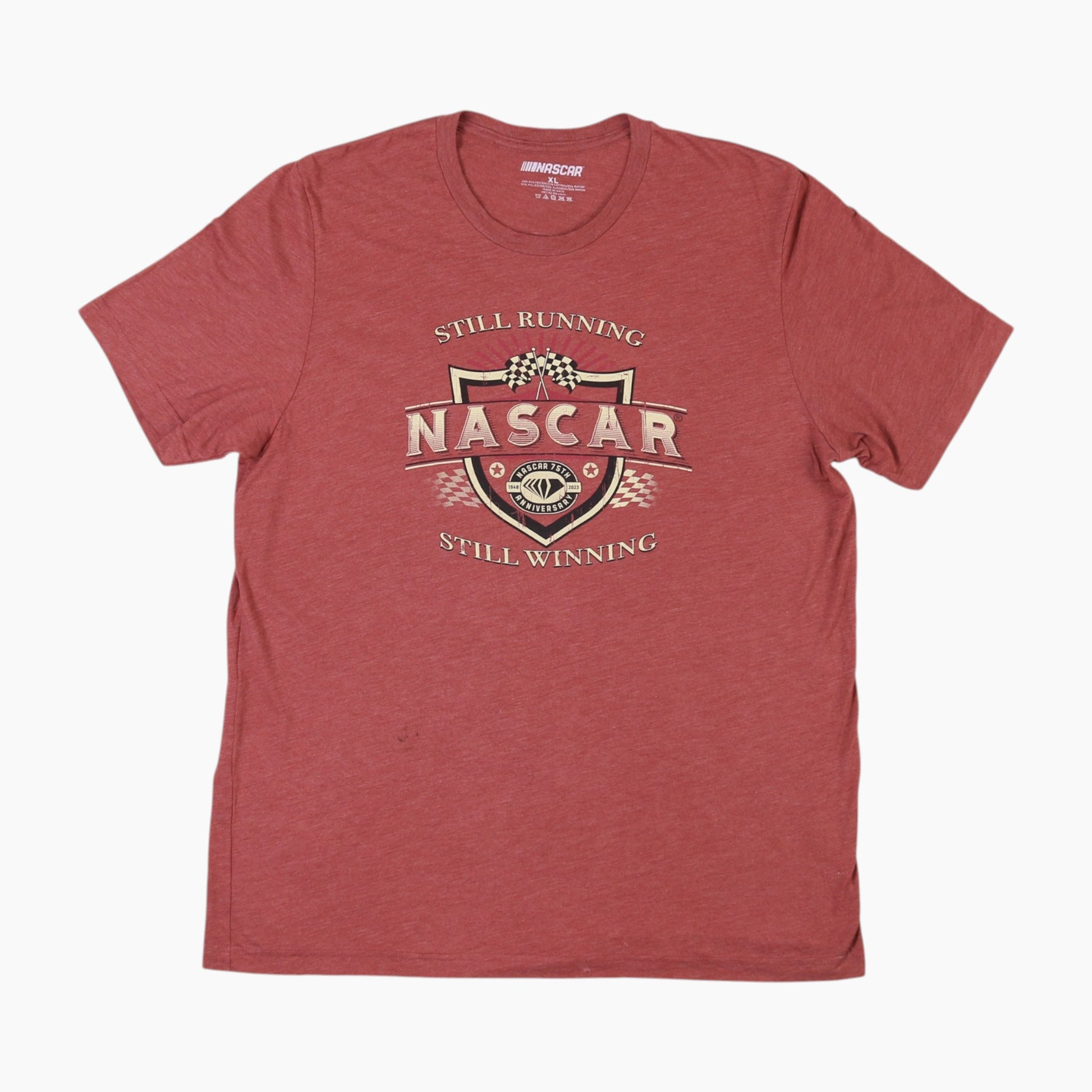 Vintage 'Still Running' T-shirt - Red