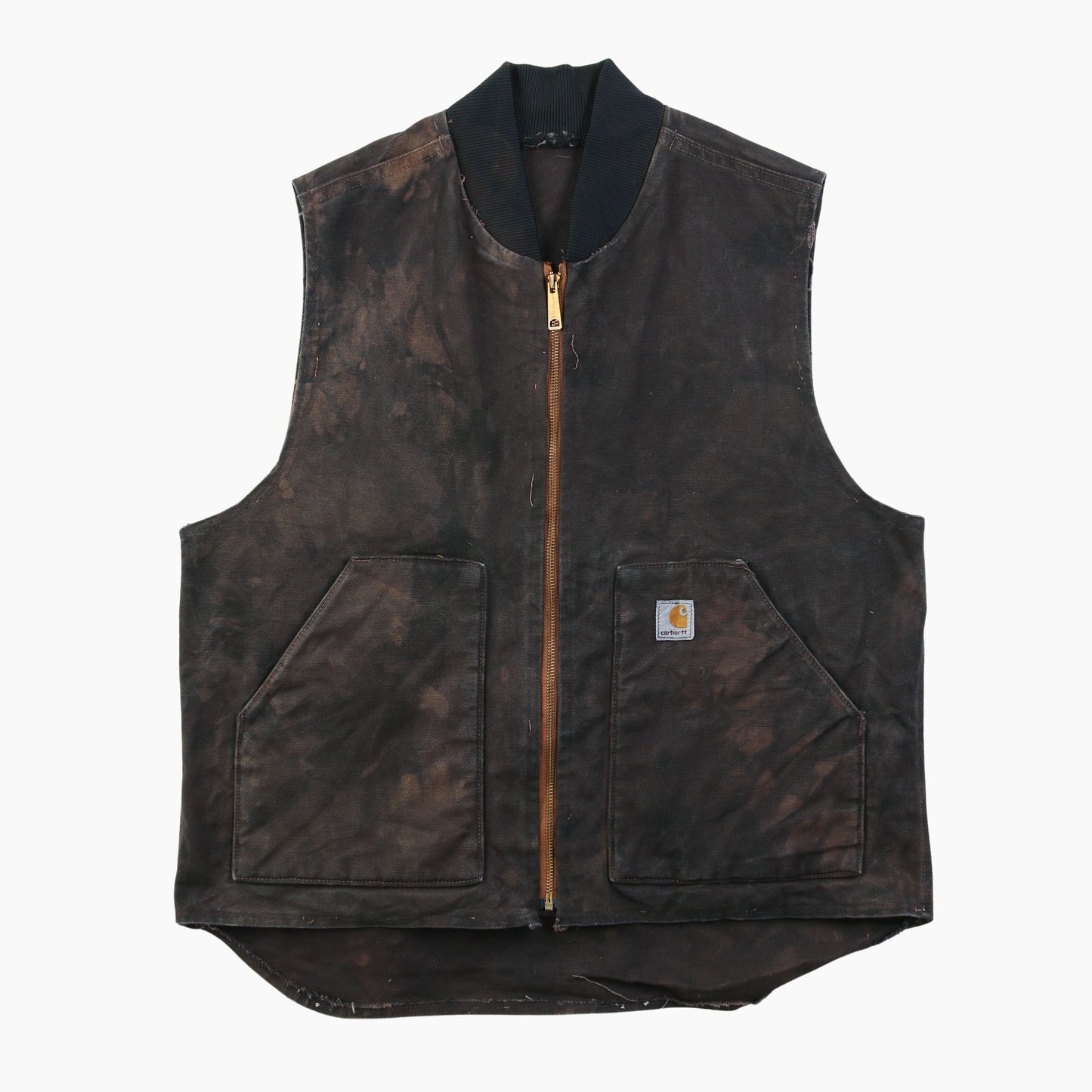 Lined Vest - Washed Black