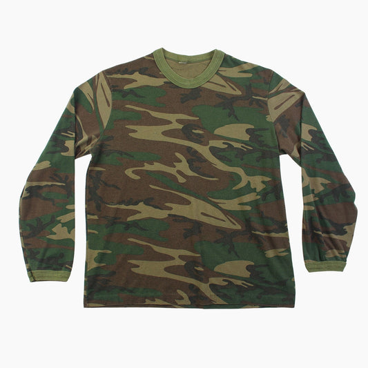 Vintage 'Woodland Camo' All Over Print T-Shirt