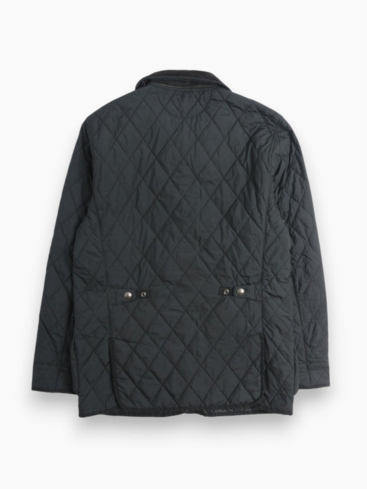 Vintage Quilted Hunting Jacket - Black