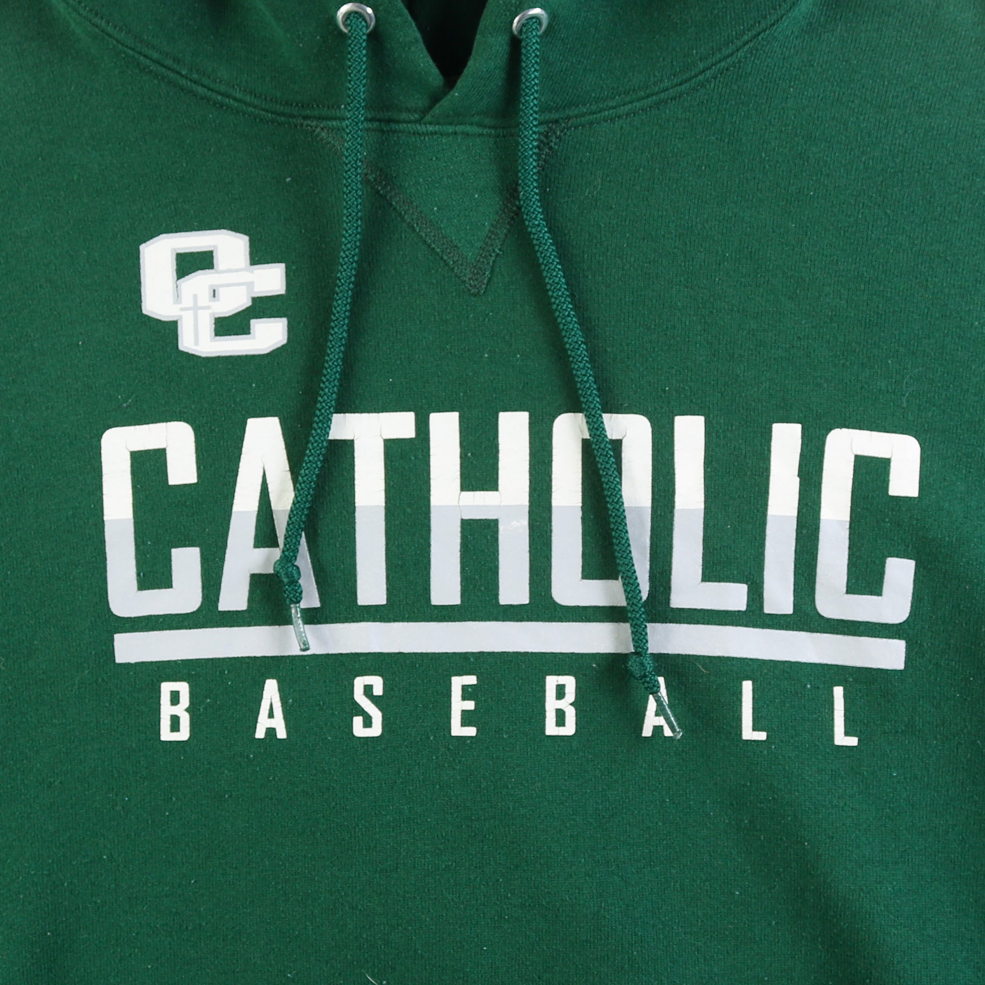 'Catholic Baseball' Hooded Sweatshirt