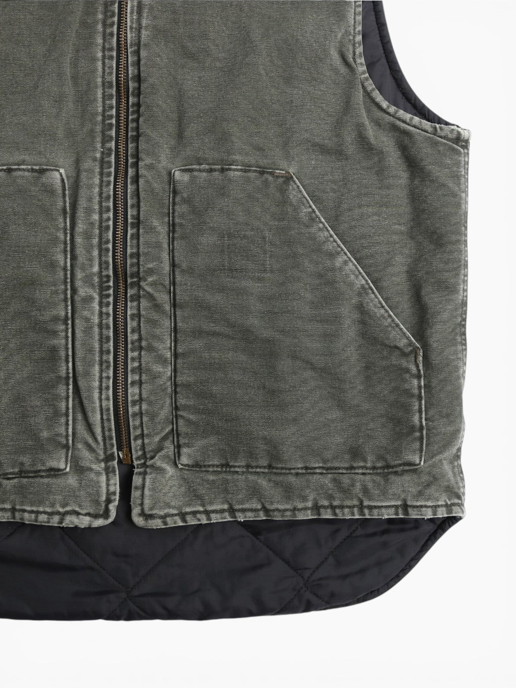 Lined Vest - Green