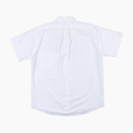 'Progress Energy' Vintage Garage Shirt - White