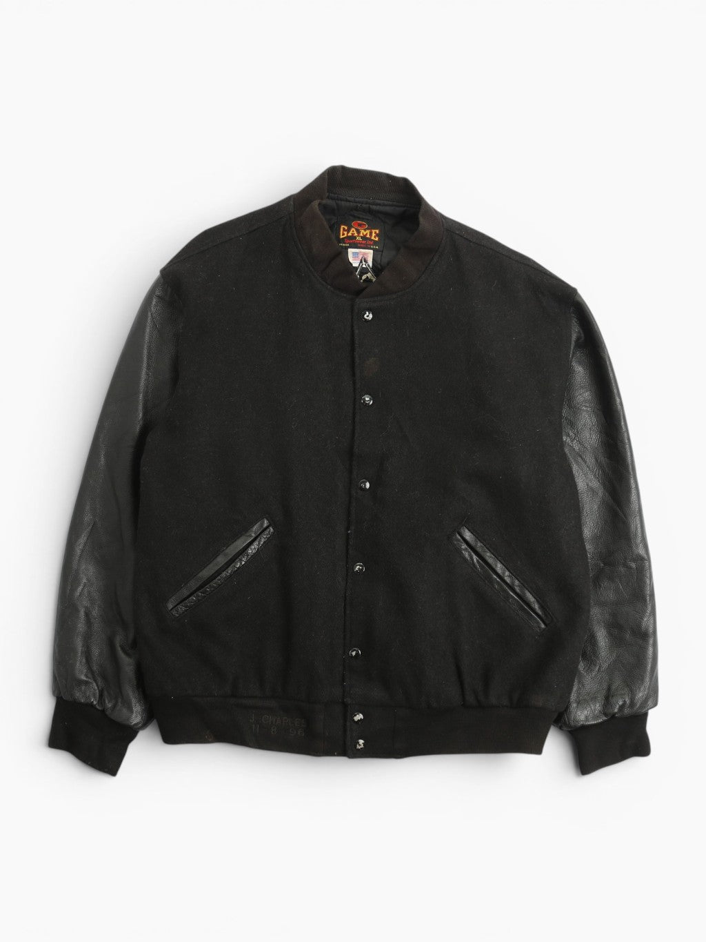 Vintage Varsity 'Karate America' Bomber Jacket
