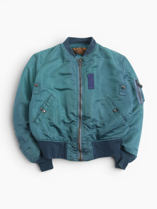 Vintage 'Weintraub Brothers Co.' Lined MA-1 Bomber Jacket