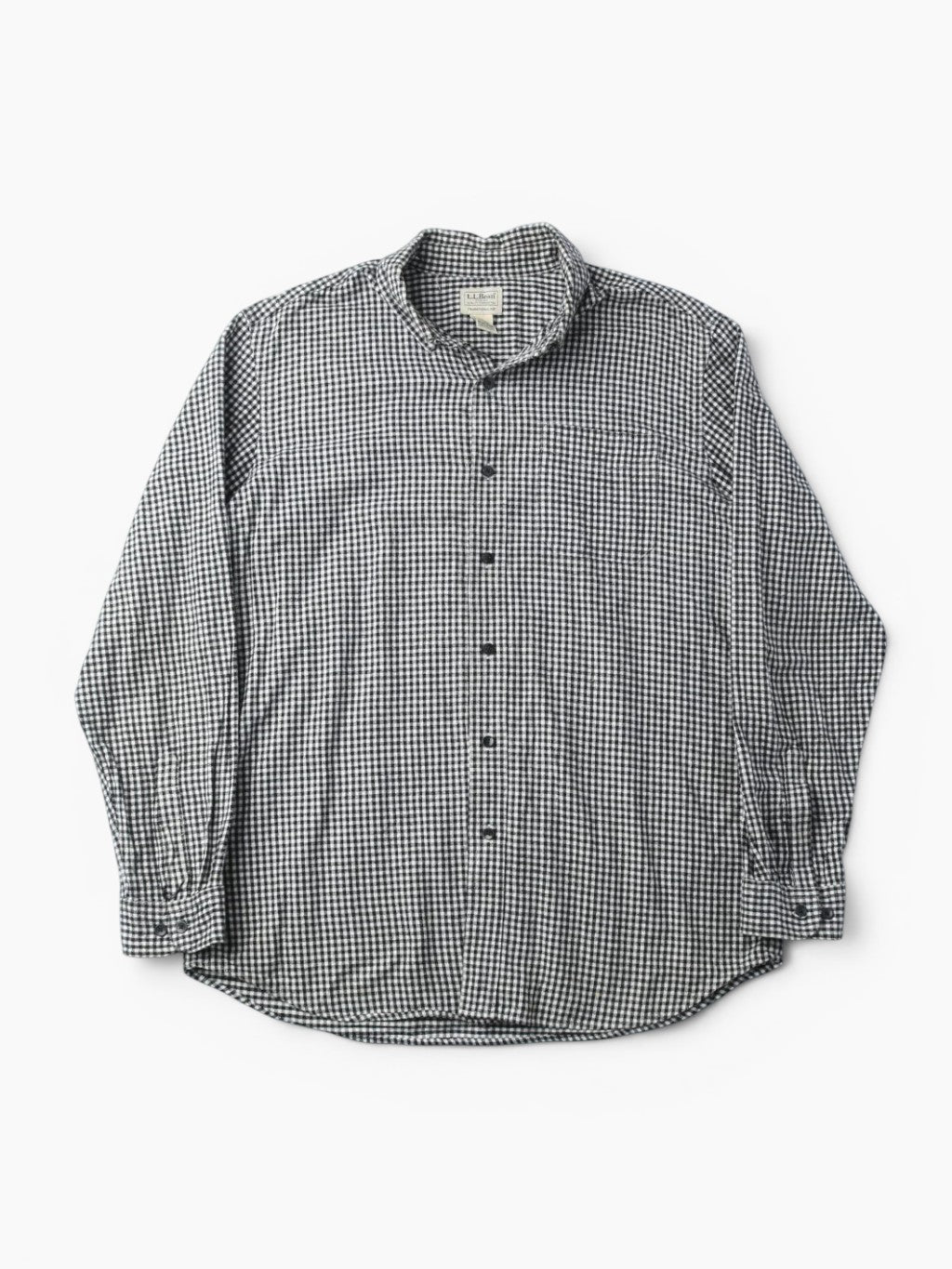 Vintage Flannel Shirt - Black Check