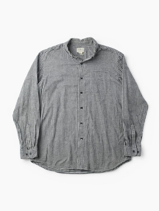 Vintage Flannel Shirt - Black Check